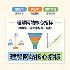 大理建站-理解网站核心指标：跳出率、转化率与用户粘性