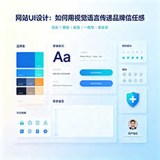 大理建站-网站UI设计：如何用视觉语言传递品牌信任感