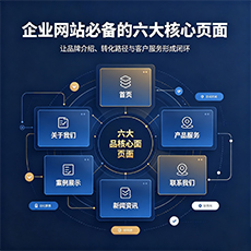 大理建站-企业网站必备的六大核心页面
